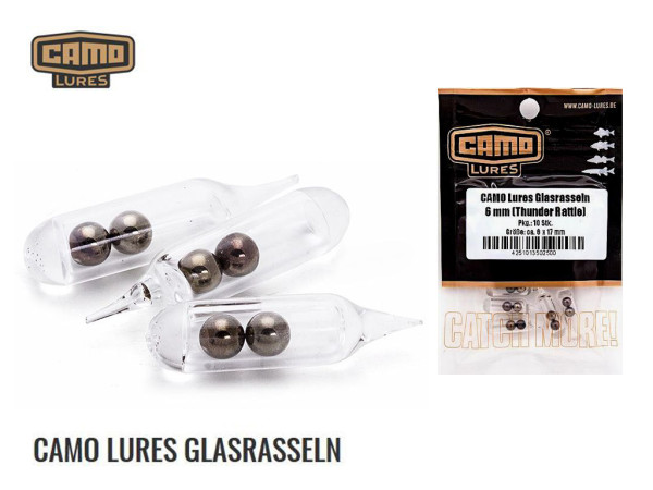 Camo Lures - Glasrasseln 3 bis 6 mm