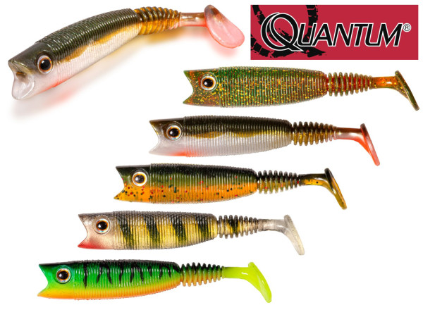 Quantum Wackelarsch - 9 cm Shad - 5 fängige Farben