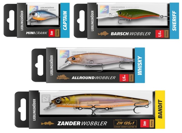 Lieblingsköder Wobbler Set - Klares Wasser 2
