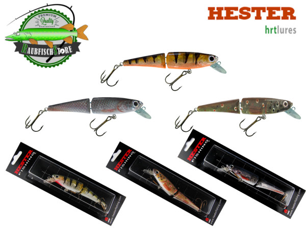 Hester Wobbler Jointed Trout Minnow