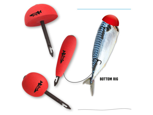Mr. Pike Bait Pop Up Kit rot 3 Stück
