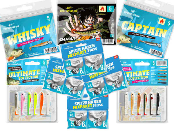 Lieblingsköder 5 cm - Barsch - großes Starter-Set