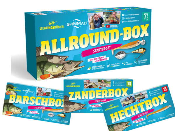 Lieblingsköder Zielfischboxen - Barsch-Zander-Hecht-Allround