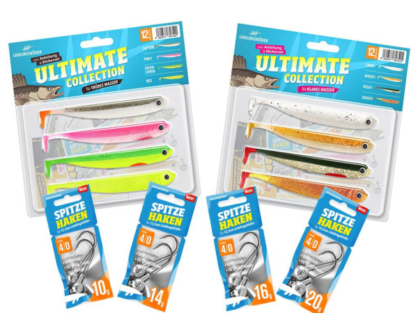 Lieblingsköder 12,5 cm - Zander - kleines Starter-Set