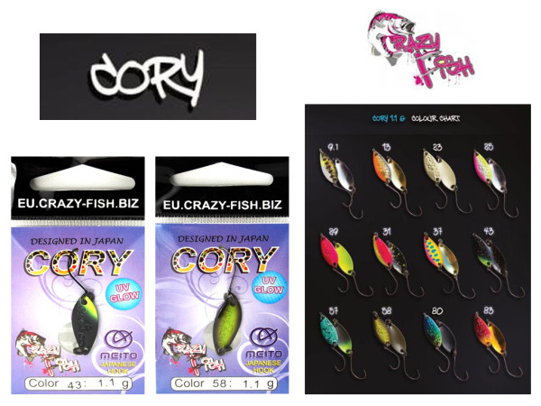 Crazy Fish Forellen- Blinker „ Cory“