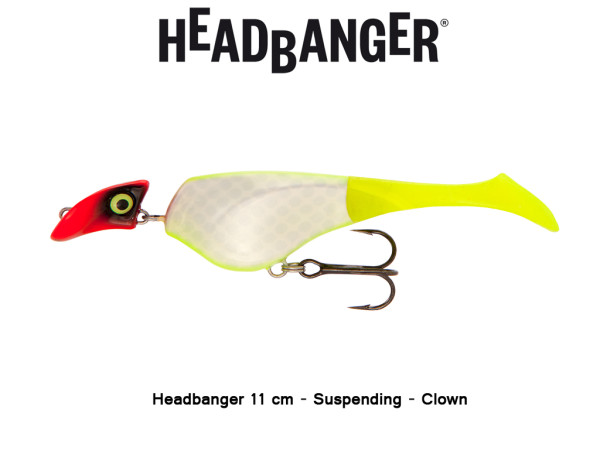 Headbanger Shad 11 cm Suspending 11 g
