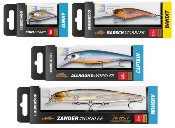 Lieblingsköder Wobbler Set - Klares Wasser 3
