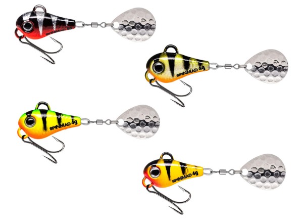 SpinMad Köderset Perch - 4 g Originals 4 er Set