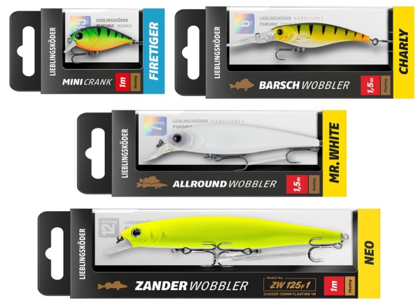 Lieblingsköder Wobbler Set - trübes Wasser 2