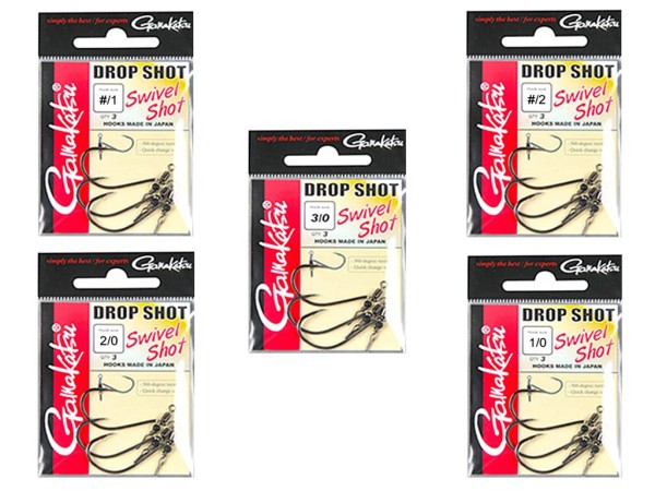 GAMAKATSU Drop Shot Swivel Hook