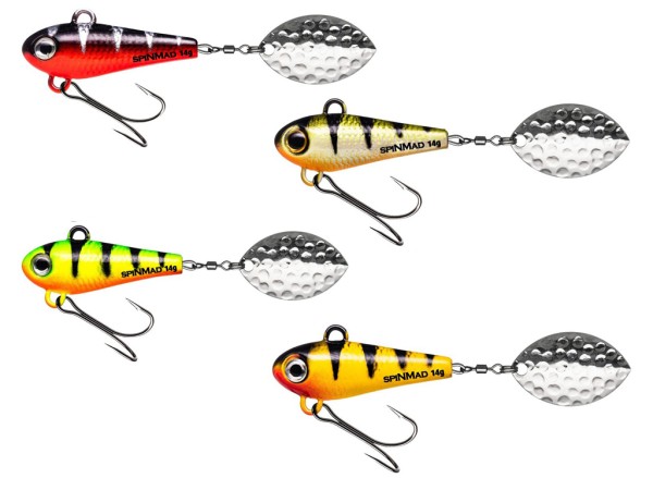 SpinMad Köderset Perch - 14 g Originals 4 er Set