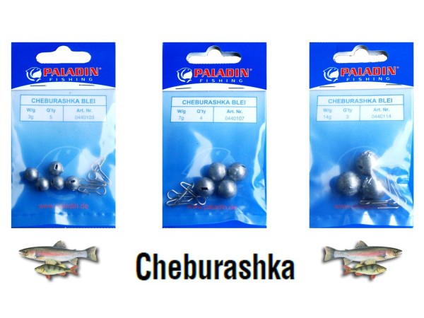 Cheburashka - Flexibeler Bleikopf - Paladin - 3 g bis21 g