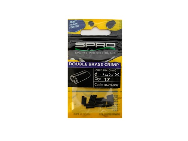 SPRO Double Brass Crimp - Doppel-Quetschhülse
