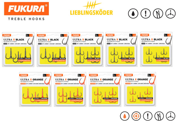 Fukura Ultra X Drillinge - Lieblingsköder