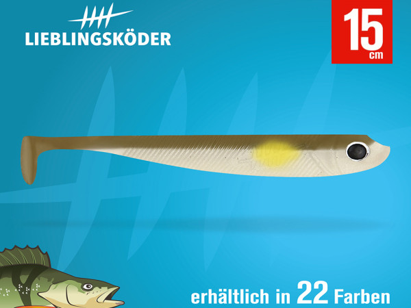 Lieblingsköder 15 u. 20 cm - Hechtköder - Alle Farben