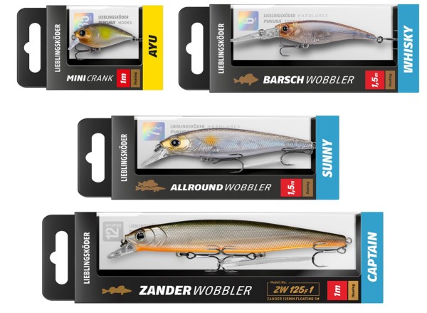 Lieblingsköder Wobbler Set - Klares Wasser 1