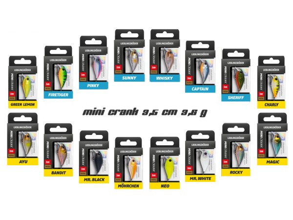 LIEBLINGSKÖDER - MINI CRANK 3,5 cm - 3,6 g