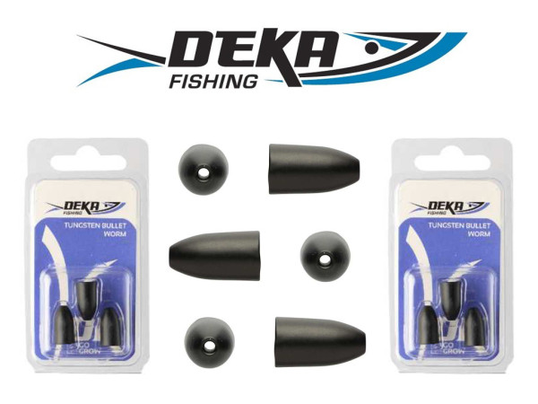 DEKA Tungsten Bullet Weight Worm 3,5 bis 21 g