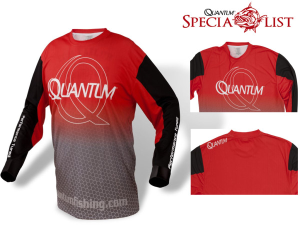 Quantum Jersey red/grey - Größe: S