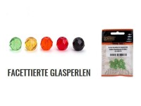 Camo Lures Glasperlen - facettiert - 6 bis 10 mm Camo Lures Glasperlen - facettiert - 6 bis 10 mm