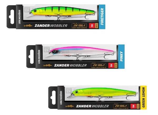 LIEBLINGSKÖDER - Zanderwobbler-Set Trüb 1 - 3er Set