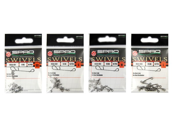 Spro Swivels - No Knot Verbinder - Verschiedene Größen