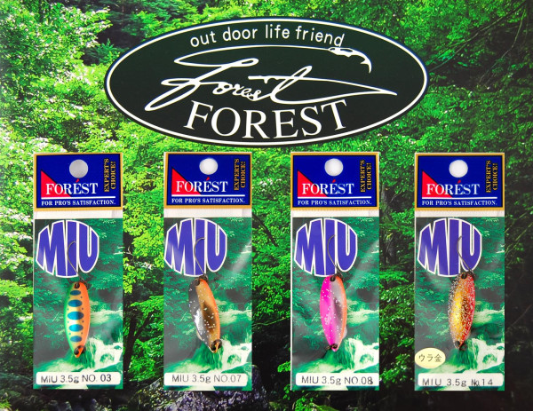 FOREST Miu Native 3,5 g - Forellenblinker