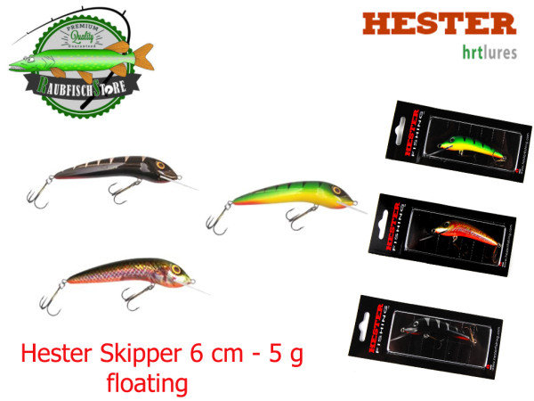 Hester Wobbler - Skipper - 6 cm - 5 g - floating