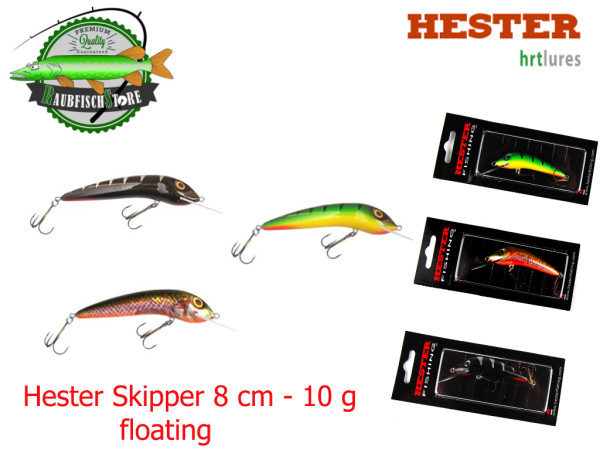 Hester Wobbler - Skipper - 8 cm - 10 g - floating