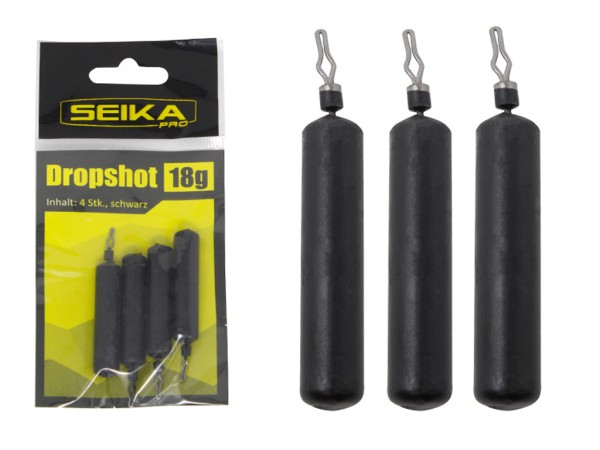 SEIKA PRO - Dropshot-Bleie - schwarz 5 bis 40 g - Stabform