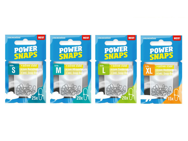 Power Snaps - Gr. S bis XL - Lieblingsköder