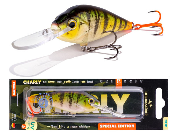 Lieblingsköder Charly Wobbler - 75 mm - 14 g floating