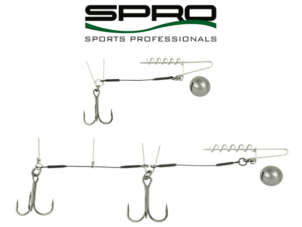 Spro Softbait Spiral Stinger - Softbait System - Ködergröße 11 bis 24 cm