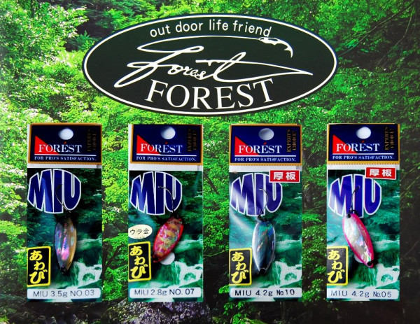 Forest Miu Native Awabi Forellenblinker - Perlmut