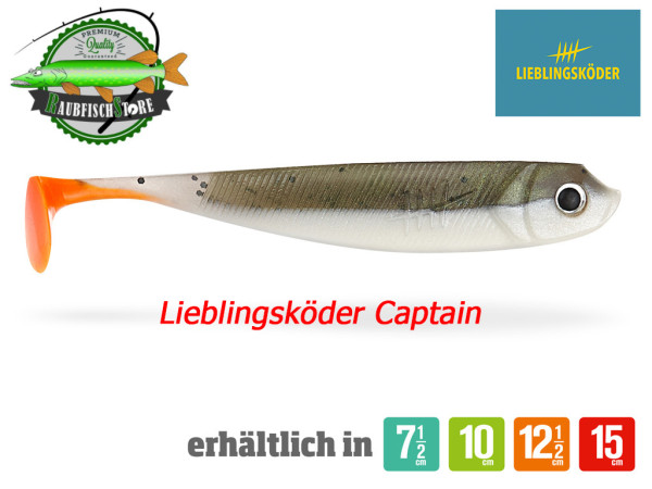 Lieblingsköder - Captain - 7,5 bis 15 cm