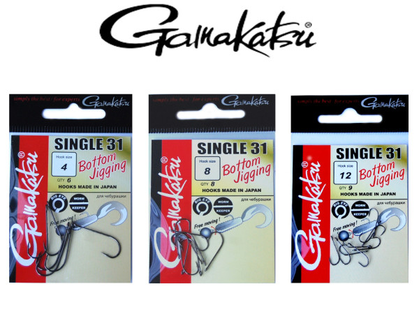 Gamakatsu Hook Single 31 - Bottom Jigging - Einzelhaken mit Öhr