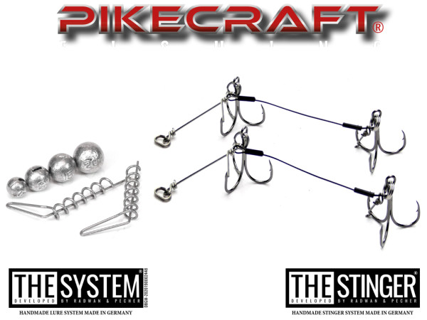 Pikecraft Raubfisch-Systeme - für 14 bis 30 cm Kunstköder