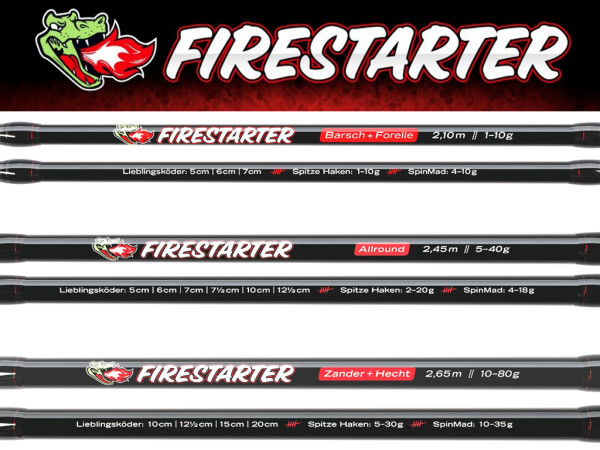 FIRESTARTER - RUTEN - LIEBLINGSKÖDER