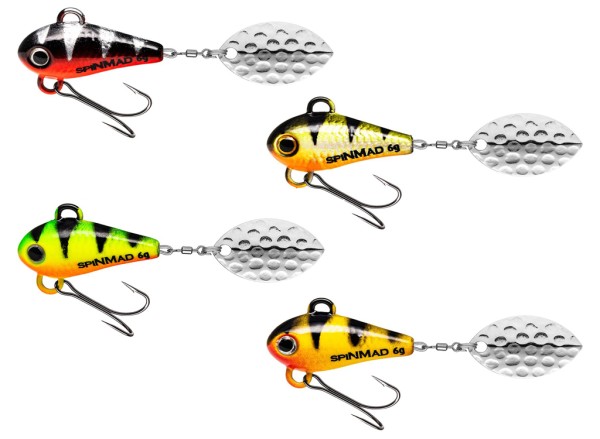 SpinMad Köderset Perch - 6 g Originals 4 er Set
