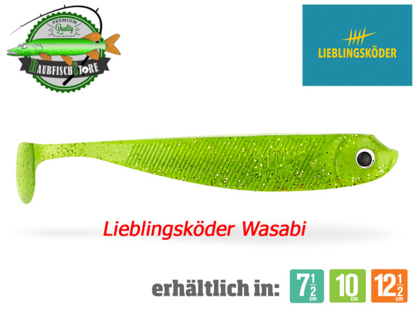 Lieblingsköder - Wasabi - 7,5 bis 12,5 cm