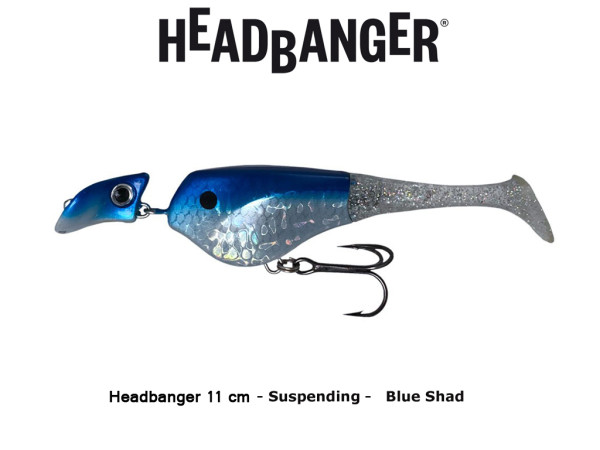 Headbanger Shad 11 cm Suspending 11 g