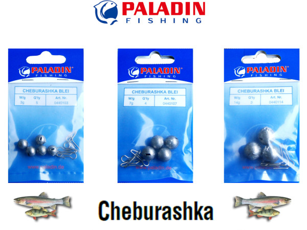 Cheburashka - Flexibeler Bleikopf - Paladin - 3 g bis21 g