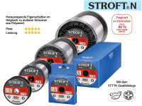 Monofile Schnur - 300 m - Stroft - N - Kristallweiß Monofile Schnur - 300 m - Stroft - N - Kristallweiß