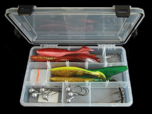 Raubfischstore - Rivershad 15 cm - Komplett Box - Hecht - Zander