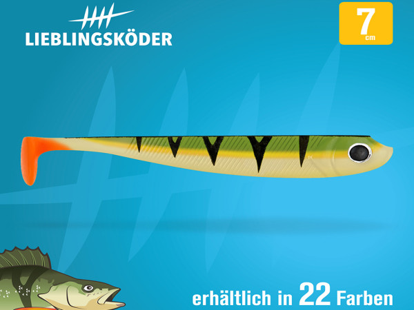 Lieblingsköder 7 cm - Barschköder - Alle Farben