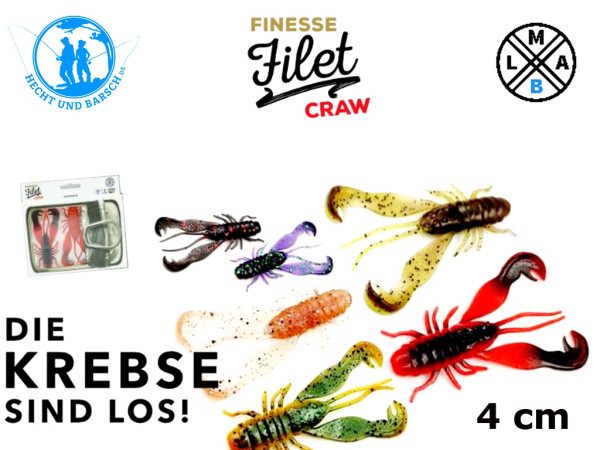 #LMAB Finesse Filet Craw - 4 cm