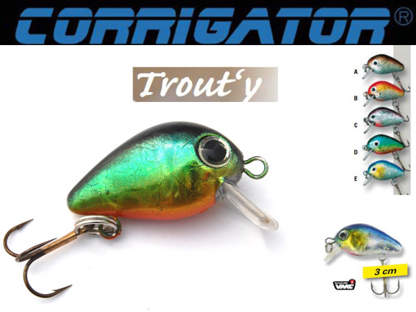 Trouty Mini Wobbler - sinking 3 cm - Jenzi