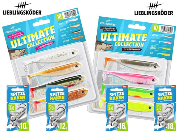 Lieblingsköder 10 cm - Zander - kleines Starter-Set