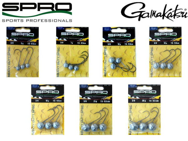 Spro Round Jig Head HD-90 - Gr. 3/0 - 5 bis 28 g