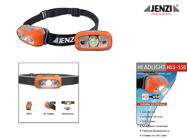 LED Kopflampe - Head Light HLS150 - JENZI